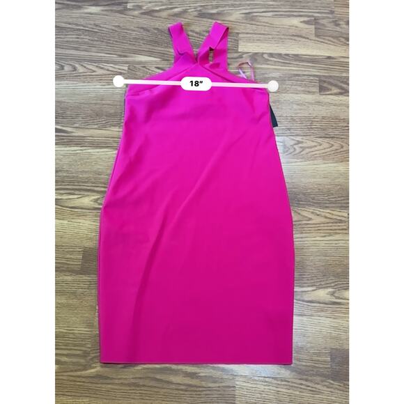 CHIARA BONI LA PETITE ROBE Guendaline Halter Dress - Bouganville size 40/ US 4 - Picture 3 of 13